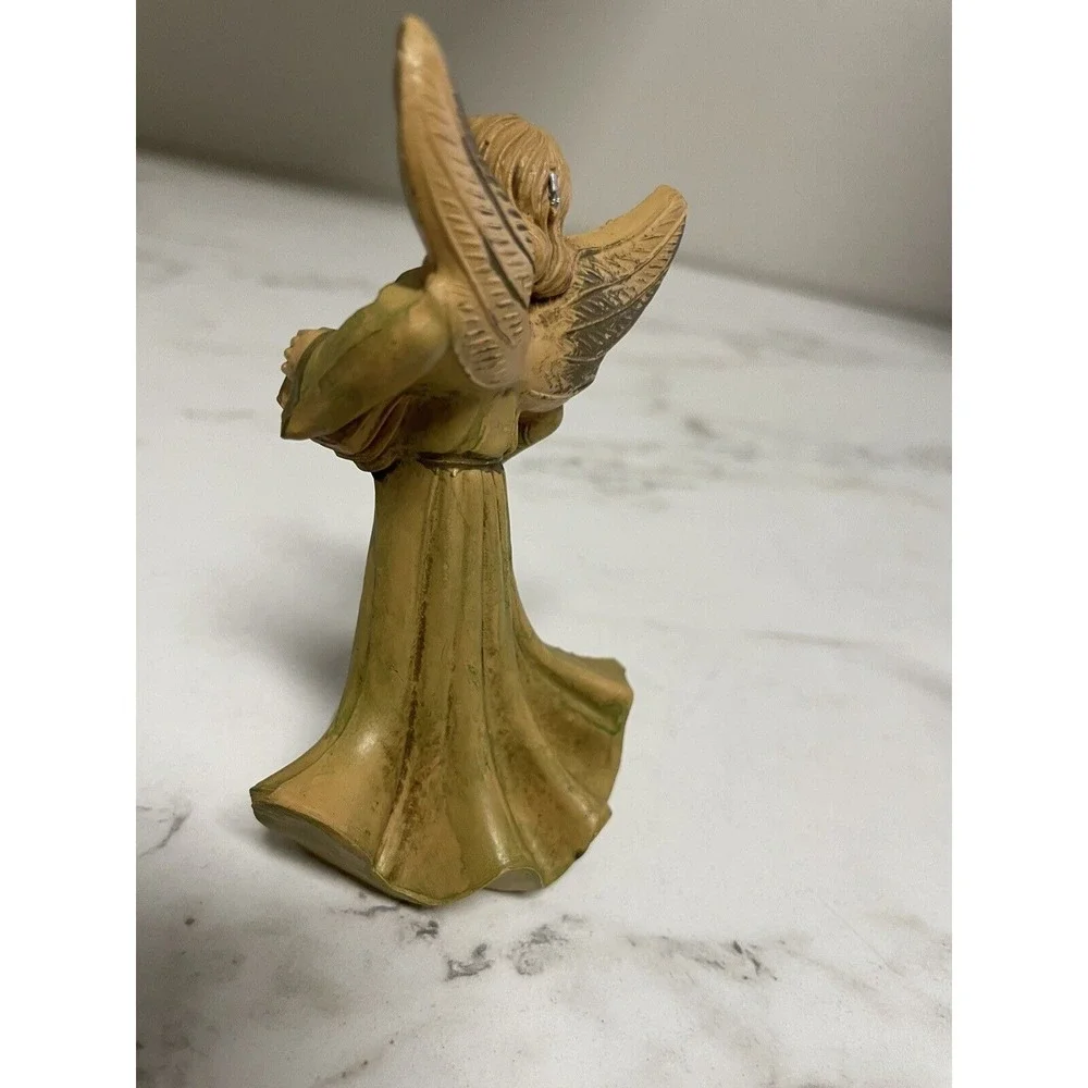 Set of‎ 3 Vintage Italy Euromarchi? Resin Musical Angels 4